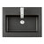 James Martin Furniture 23-5/8'' W Single Sink Top in Charcoal Black, 23-5/8'' W x 18-1/8'' D x 6'' H
