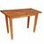 John Boos Oak Table Boos Block, 48"W x 25"D x 35"H, Without Shelf, Natural Maple