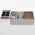JULIEN Home Refinements Fira Fireclay 36'' W Reversible Flat Front Apron Double Kitchen Sink Set, Matte Taupe, w/ Ledge, 2x Grids, & Walnut Accessories
