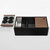 JULIEN Home Refinements Fira Fireclay 36'' W Reversible Flat Front Apron Double Kitchen Sink Set, Matte Black, w/ Ledge, 2x Grids, & Walnut Accessories