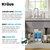 Kraus Purita#8482 2-Stage Under-Sink Filtration System with Urbix#8482 Single Handle Drinking Water Filter Faucet