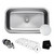 Kraus Outlast MicroShield™ 31-1/2" Scratch-Resist 16-Gauge Stainless Steel Undermount Single Bowl Kitchen Sink