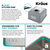 KRAUS Dex™ Undermount Single Bowl TRU16 Gauge Stainless Steel Kitchen Bar Sink with DrainAssure WaterWay and VersiDrain Assembly in Radiant Pearl Finish, 17'' Single Bowl Sink Quiet Sink