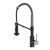 Kraus Bolden™ 2-in-1 Commercial Pull-Down Single Handle Water Filter Faucet for Water Filtration, Spot-Free S/Steel/Matte Black, 19-1/4'' H