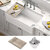 KRAUS Turino™ Workstation 33" W Farmhouse Reversible Apron Front Fireclay Single Bowl Kitchen Sink
