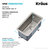 KRAUS Standart PRO™ 9-1/2" Sink Dimensions