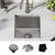 KRAUS Standart PRO™ 13'' Undermount 16 Gauge Stainless Steel Single Bowl Bar Prep Kitchen Sink