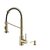 Kraus Bolden™ Single Handle 18'' Commercial Kitchen Faucet with Soap Dispenser in Spot Free Antique Champagne Bronze Finish