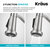 Kraus Britt™ Commercial Style 2-Function Single Handle Pull Down Kitchen Faucet, 2-Function Sprayer