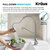 Kraus Britt™ Commercial Style 2-Function Single Handle Pull Down Kitchen Faucet, Pull Down Sprayhead