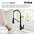 Kraus Britt™ Commercial Style 2-Function Single Handle Pull Down Kitchen Faucet, High Arc Spout