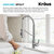 Kraus Britt™ Commercial Style 2-Function Single Handle Pull Down Kitchen Faucet, High Arc Spout
