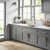 KRAUS Oletto™ Modern Industrial Pull-Down Single Handle Kitchen Faucet, In Use Illustration