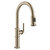 KRAUS Allyn™ Traditional Industrial Pull-Down Single Handle Kitchen Faucet, Brushed Gold, Faucet Height: 17-1/2'' H, Spout Reach: 8-7/8'' D