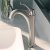 Kraus Arlo™ Spot-Free all-Brite Brushed Nickel Single Handle Vessel Bathroom Faucet with Pop Up Drain, Faucet Height: 12-1/8", Spout Reach: 5"