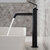 KRAUS Ramus™ Single Handle Vessel Bathroom Sink Faucet with Pop-Up Drain in Matte Black