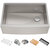 KRAUS 30" Farmhouse Sink Included Items