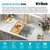 KRAUS Workstation Sink Features