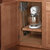 Knape & Vogt Base Cabinet Appliance Lift Platform Hardware, 60 lbs Weight Rating, Platinum, Down Position
