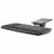 Knape & Vogt Combo Pack Optimal Keyboard Arm and Comfort Keyboard Platform with Palm Support, Black, 18'' Track Length