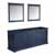 Navy Blue - Base Cabinet With Mirror