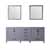 Dark Grey - Base Cabinet With Mirrors