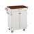 Mix & Match 2 Door w/ Drawer Cuisine Cart Cabinet, White Finish with Cherry Top, 32-1/2" W x 18-3/4" D x 35-1/2" H