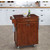 Mix & Match 2 Door w/ Drawer Cuisine Cart Cabinet, Cherry Finish with Cherry Top by Home Styles