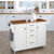 Mix & Match Create-a-Cart White Finish with Oak Top by Home Styles