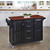 Kitchen Carts - Mix and Match Create-a-Cart Black Finish with Cherry ...