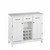 Mix & Match Large Buffet Server Off-White Base with Stainless Steel Top