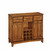 Mix & Match Large Buffet Server with Dark Cottage Oak Stained Base and Cottage Oak Top
