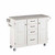 Mix & Match Kitchen Cart Cabinet, White Base, Granite Top
