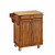 Mix & Match Cuisine Cart, Dark Cottage Oak Stained Base, Wood Top