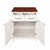 Mix & Match Buffet Server with White Base and Stainless Steel Top