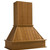 Nantucket Wall Mounted Range Hood with Straight Valence - by Omega National