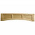 Omega National Solid Wood Flat Panel Valance, 60” W x 10-1/2” H