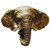 Bin Pull, Goliath (Elephant) Antique Brass