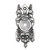 Notting Hill King's Road Collection 2-3/4'' Wide Griffin Cabinet Backplate in Antique Pewter, 2-3/4'' W x 1/8'' D x 1-1/4'' H