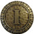 Notting Hill Initial Collection 1-3/8'' Diameter Initial I Round Cabinet Knob in Antique Brass, 1-3/8'' Diameter x 7/8'' D