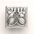 Notting Hill Kitchen Garden Collection 1-1/2'' Wide Autumn Squash Square Cabinet Knob in Antique Pewter, 1-1/2'' W x 7/8'' D x 1-1/2'' H