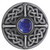 Knob, Celtic Jewel, Blue Sodalite, Antique Pewter