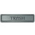 Notting Hill Kitchen ID Collection 4'' Wide (Horizontal) ''Trash'' Cabinet Pull in Antique Pewter, 4'' W x 7/8'' D x 7/8'' H