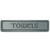 Notting Hill Kitchen ID Collection 4'' Wide (Horizontal) ''Towels'' Cabinet Pull in Antique Pewter, 4'' W x 7/8'' D x 7/8'' H