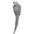 Notting Hill Tropical Collection 5-7/8'' Wide McCaw (Right Side) Cabinet Pull in Antique Pewter, 5-7/8'' W x 7/8'' D x 1-1/2'' H