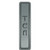 Notting Hill Kitchen ID Collection 4'' Wide (Vertical) ''Tea'' Cabinet Pull in Antique Pewter, 4'' W x 7/8'' D x 7/8'' H