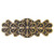 Notting Hill Chateau Collection 4-1/8'' Wide Chateau Cabinet Pull in Antique Brass, 4-1/8'' W x 7/8'' D x 1-5/8'' H