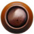 Notting Hill Classic Collection 1-1/2'' Diameter Plain Dome Cherry Wood Round Knob in Antique Copper, 1-1/2'' Diameter x 1-1/8'' D