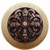 Notting Hill Chateau Collection 1-1/2'' Diameter Chateau Natural Wood Round Knob in Antique Copper, 1-1/2'' Diameter x 1-1/8'' D