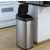 13.2-Gallon Stainless Steel Infrared Trash Can